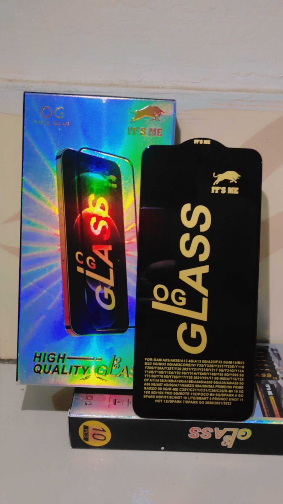 Vivo Y12G Premium_OG_9H Full Coverage Tempered Glass Screen Protector. 