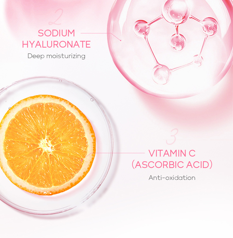 LAIKOU Face Serum Cleanser Lotion Toner Cream Japan Sakura Skin Care Set 6pcs