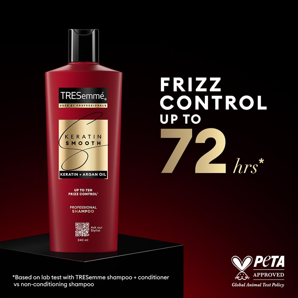 Tresemme Shampoo 185ml Keratin Smooth With Marula Oil Shampoo | India. 