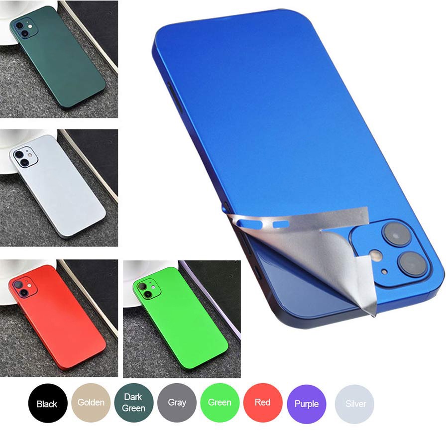 For iPhone 14 Plus 13 12 11 Pro Max Mobile Phone Color Change Full Coverage Mobile Phone Back Sticker