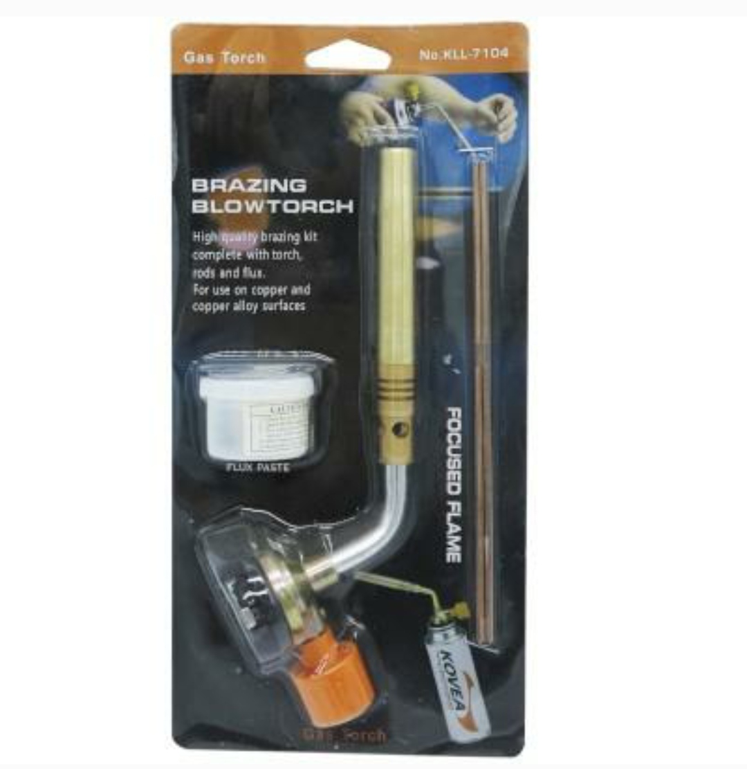 Butane Gas Torch With Welding Rod and Sohaga. 