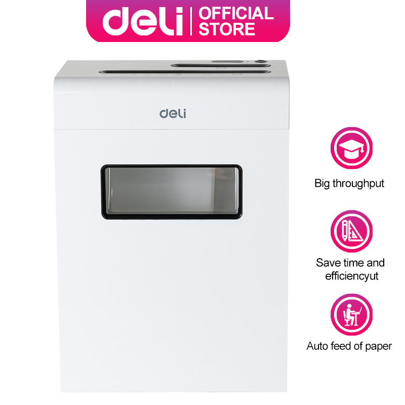 Deli	E9911-EU Paper Shredder(White)