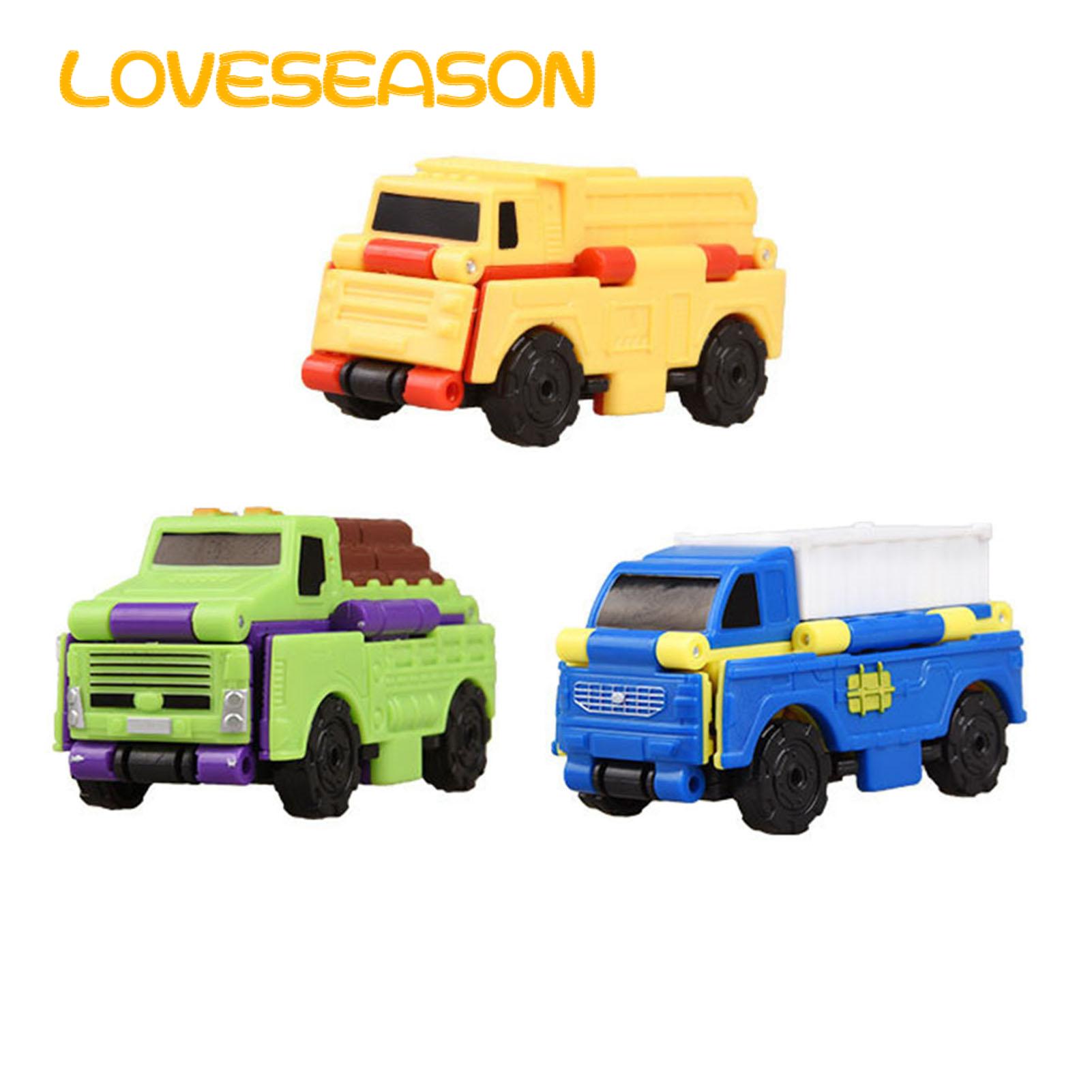 Convertible Toy Car 3-in-1 Transformable Toy Car for Kids Portable Dual-design Creative Shape-changing Vehicle Perfect Gift for Children in Asia