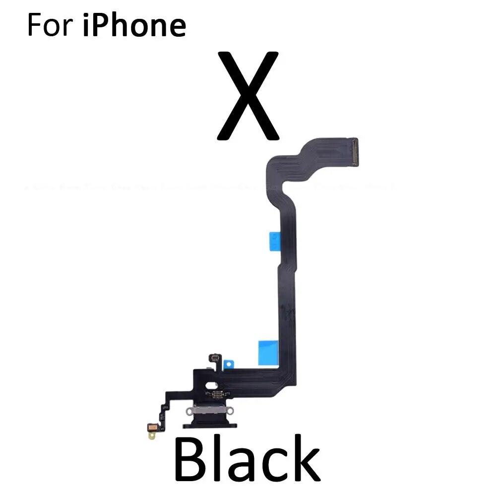 High Quality Charging Flex Cable For iPhone SE 2020 6 6S 7 8 Plus X XS Max USB Charger Port Dock Connector With Mic Flex Cable. 