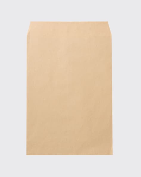 Brown Envelopes (Khaki Kham) Folding Pocket For Invitations Cards, Photos, Letters, Strong Bond Paper, by Better Office Products,  Great Option for Mailing, Storage and Organizing, Size A4 (Length 31.50cm X Width 27.50cm), Pack of 200 PCS. 