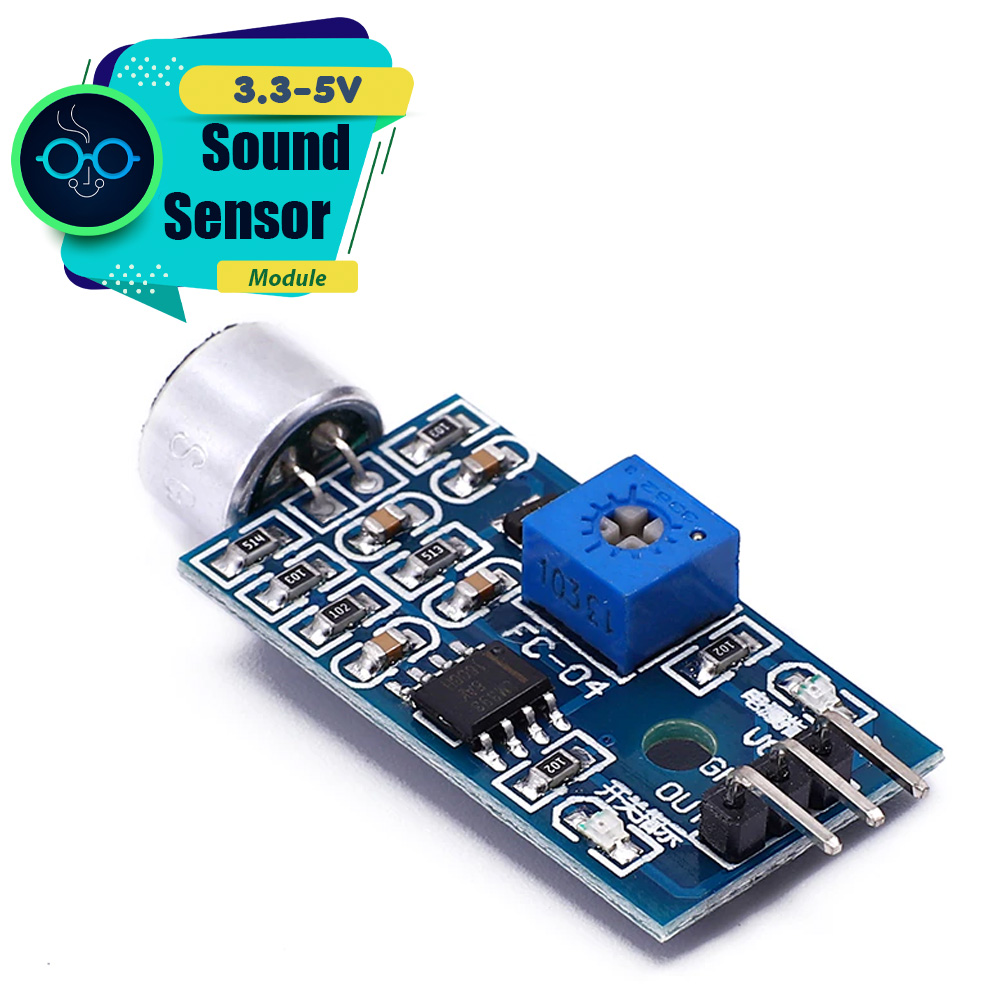 SOUND DETECTION SENSOR MODULE SOUND SENSOR INTELLIGENT VEHICLE FOR ARDUINO. 