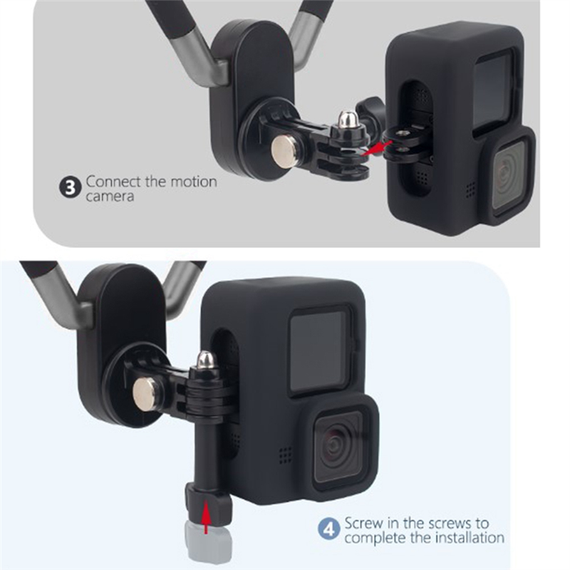 Magnetic Chest Mount for Cell Phone for GoPro Hero 11 10 for Insta360/DJI Osmo Action Gopro Quick Release Bracket. 