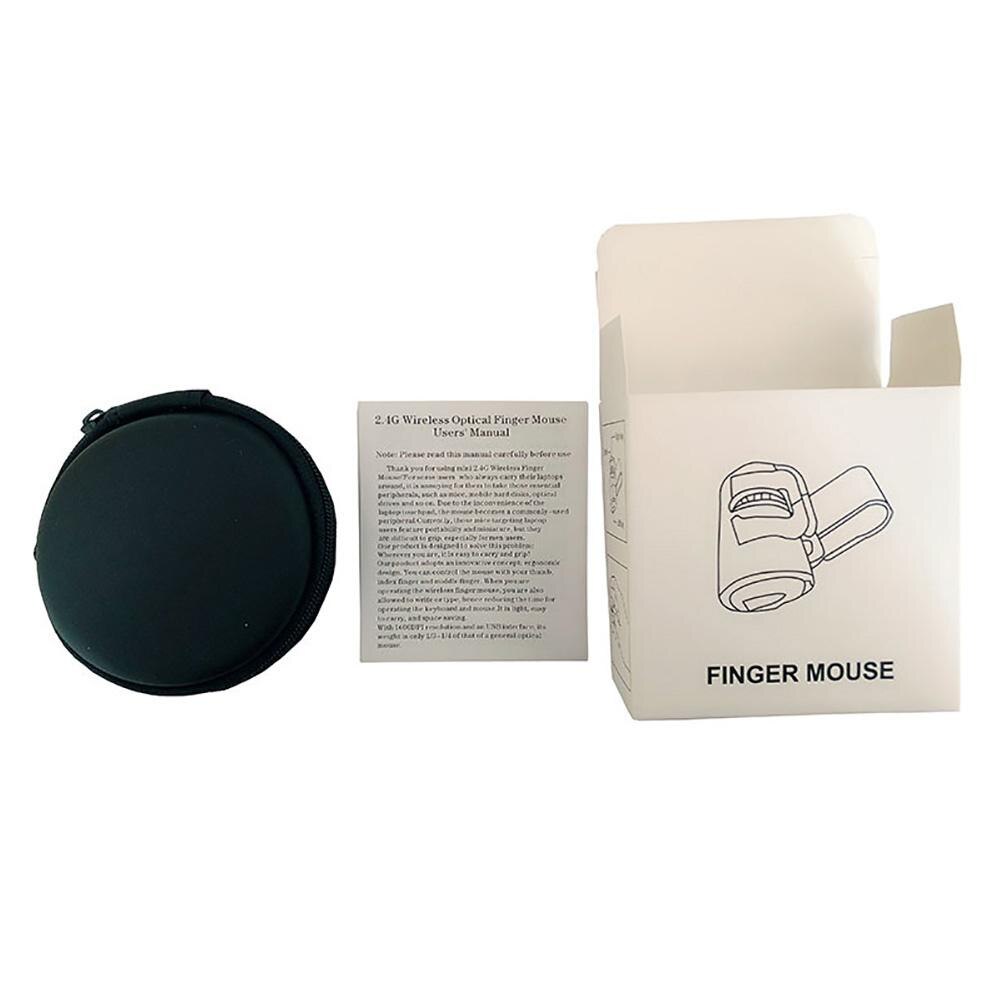 Mini Bluetooth-Compatible Wireless Finger Ring Mouse Ergonomic Handheld Optical Travel Mice 2.4G Version PC Remote Button Click. 