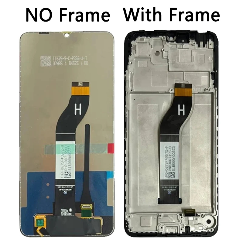 LCD With No Frame Display For Xiaomi Redmi 13C 4G 13C 5G 13R Touch Screen Digitizer Assembly Replacement Parts. 
