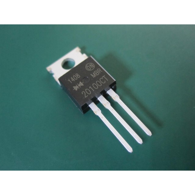 Better Quality MBR20100 Diode MBR20100CT MBR20100C 20A 100V Schottky Diode TO-222 MBR 20100 Power Rectifier Chip 3 Pin Leads. 