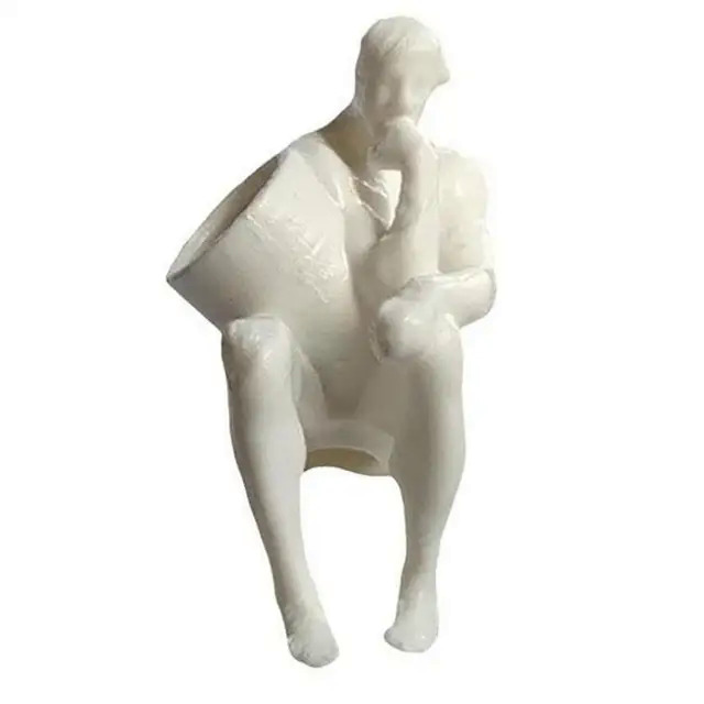 1Pc Creative Funny Thinker Pooping Little Man Toothpaste Squeezer Novelty Weird 3D Toothpaste Head Toothpaste Prank Toys. 