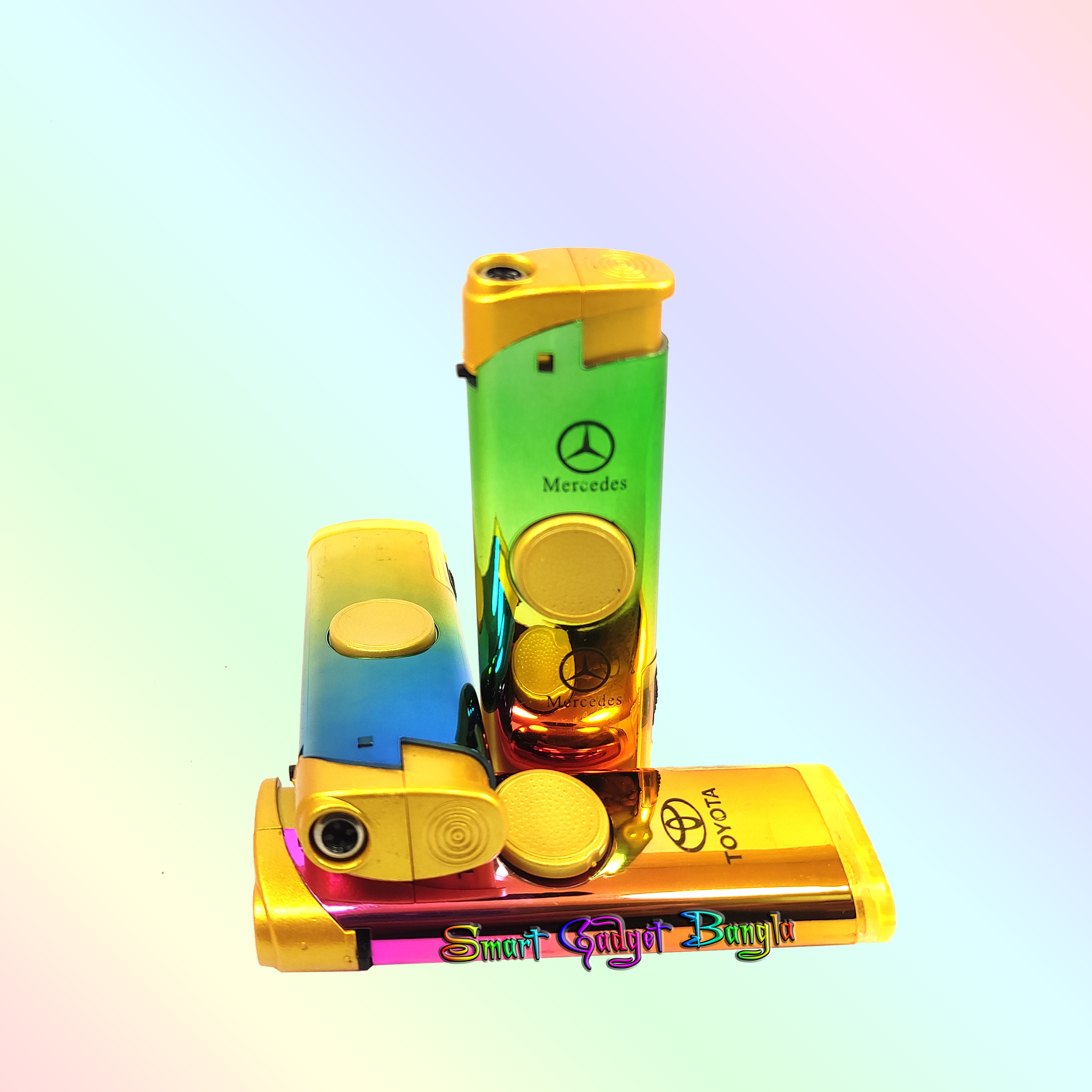 Spinner Gas Lighter 1 - PCS Multicolor Spin Lighter. 