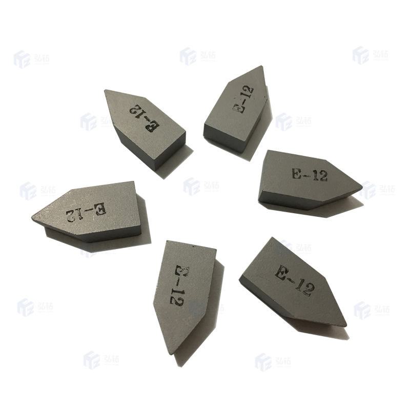 V Diamond tips for metal cutting Tool 1/2 ich 5 pcs cemented Carbide, YG6 dimond Tips same as picture. 