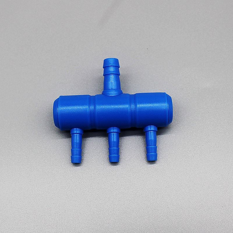 • Air Flow Splitter Divider Pumps Plastics Fish Tank Pond Aquarium Accessories (Blue)