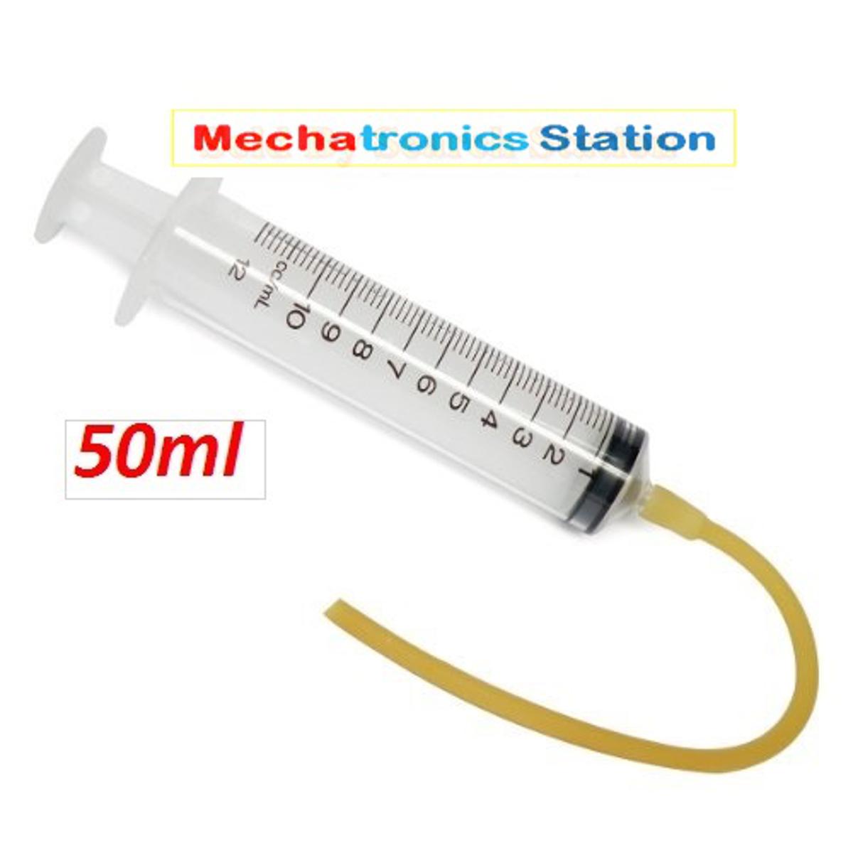 50ml Hand Feeding Syringe With Soft Tip For Birds/Puppy Kitten/Dog Cat