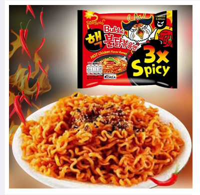 3x_Spicy Hot Chicken Flavour Korean Noodle (140g) 1pcs