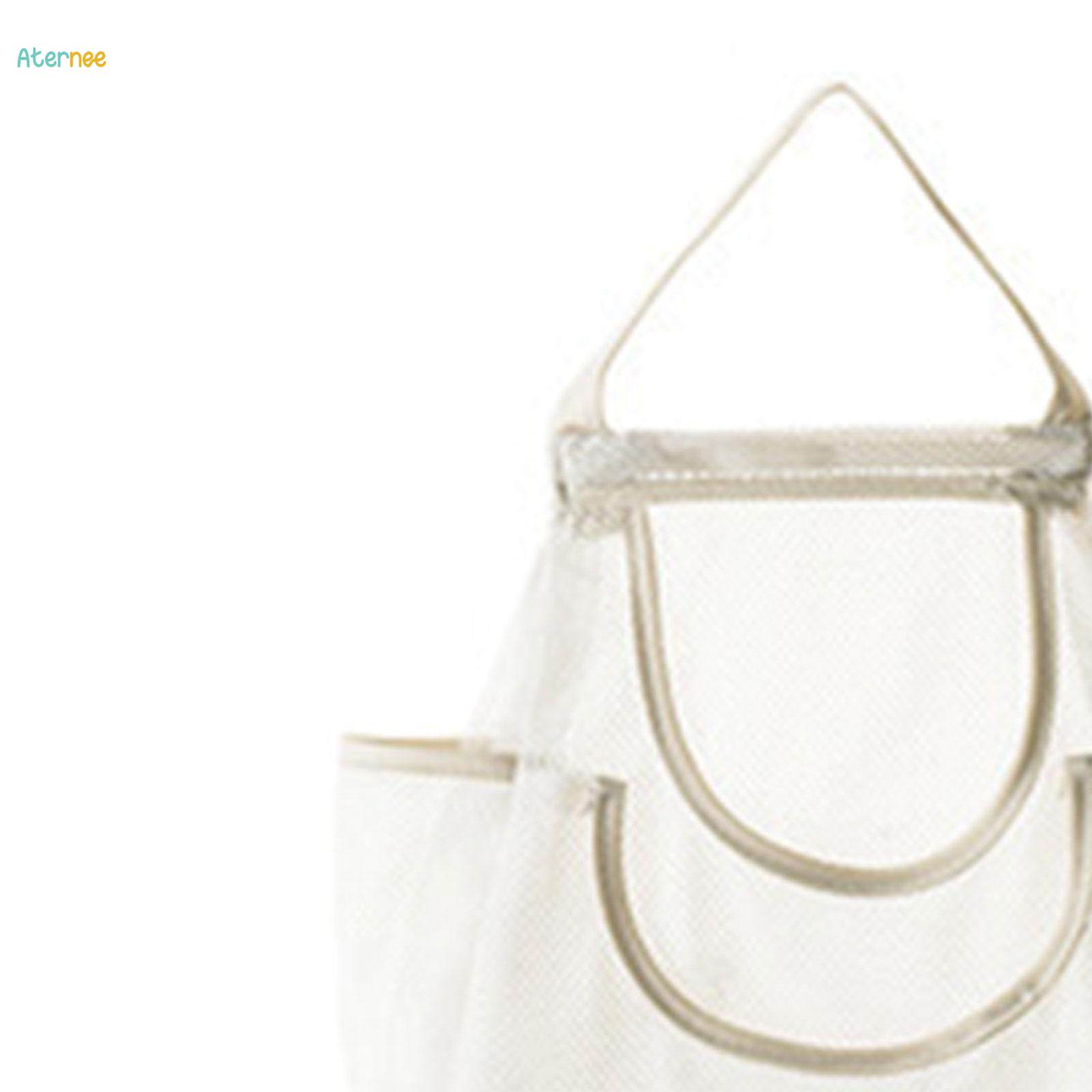 Mesh Garlic Net Bag Reusable Mesh Bag with Handle for Onions Fruit Potatoes. 