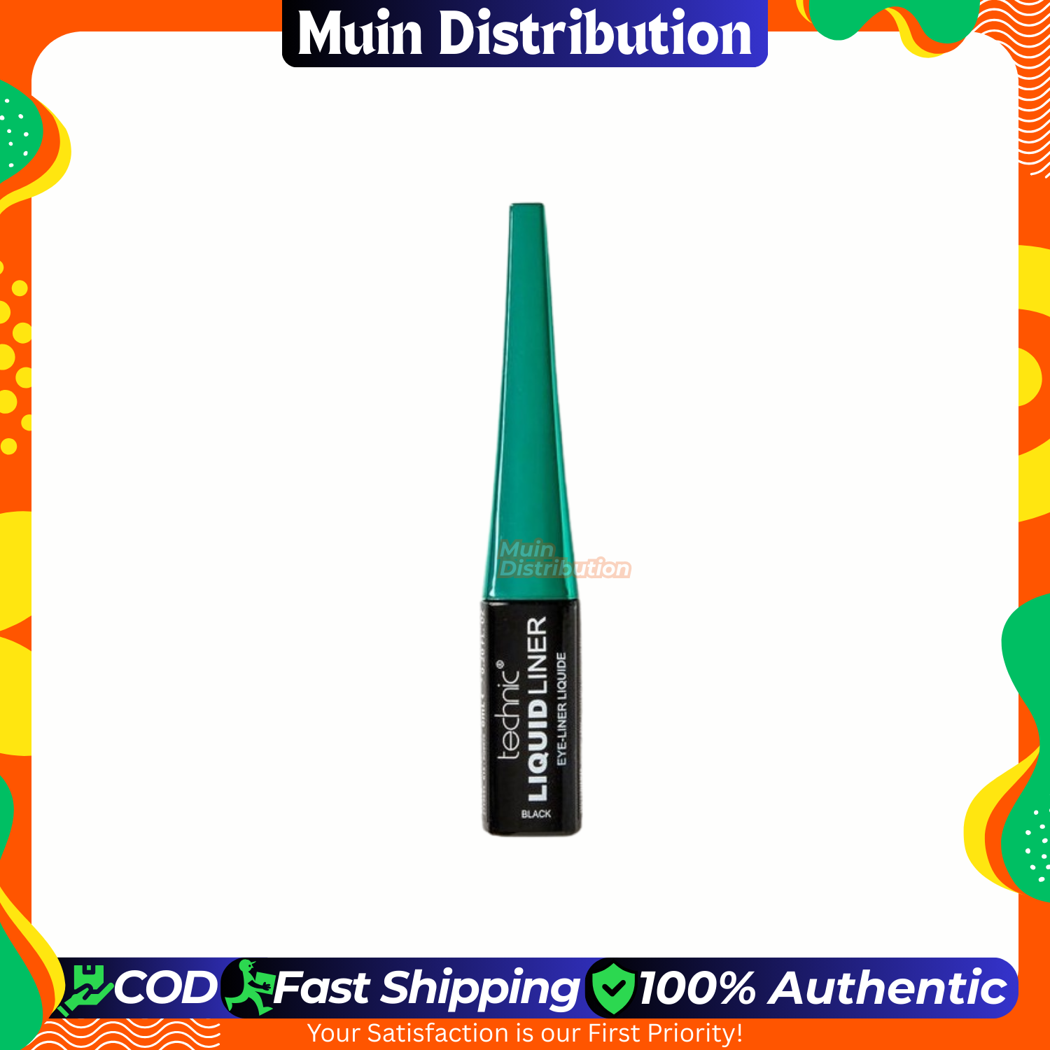 Technic Water Resistant Liquid Eyeliiner (Waterproof Eyeliiner )  Blue Cap  - 6ml