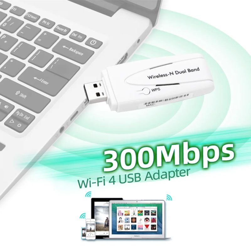 Using RT3572 chipset 300M wireless LAN adapter dual-band wireless card WiFi adapter Dongle For Kali Linux 2019 and Samsung TV. 