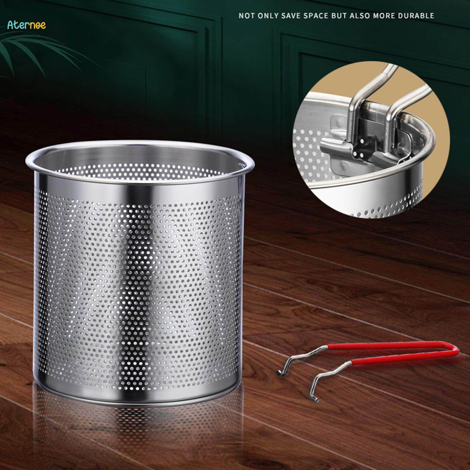 Stainless Steel Deep Fryer Pot ,Small Fryer Pan, Olecranon Type Diversion Port Pot Deep Fry. 