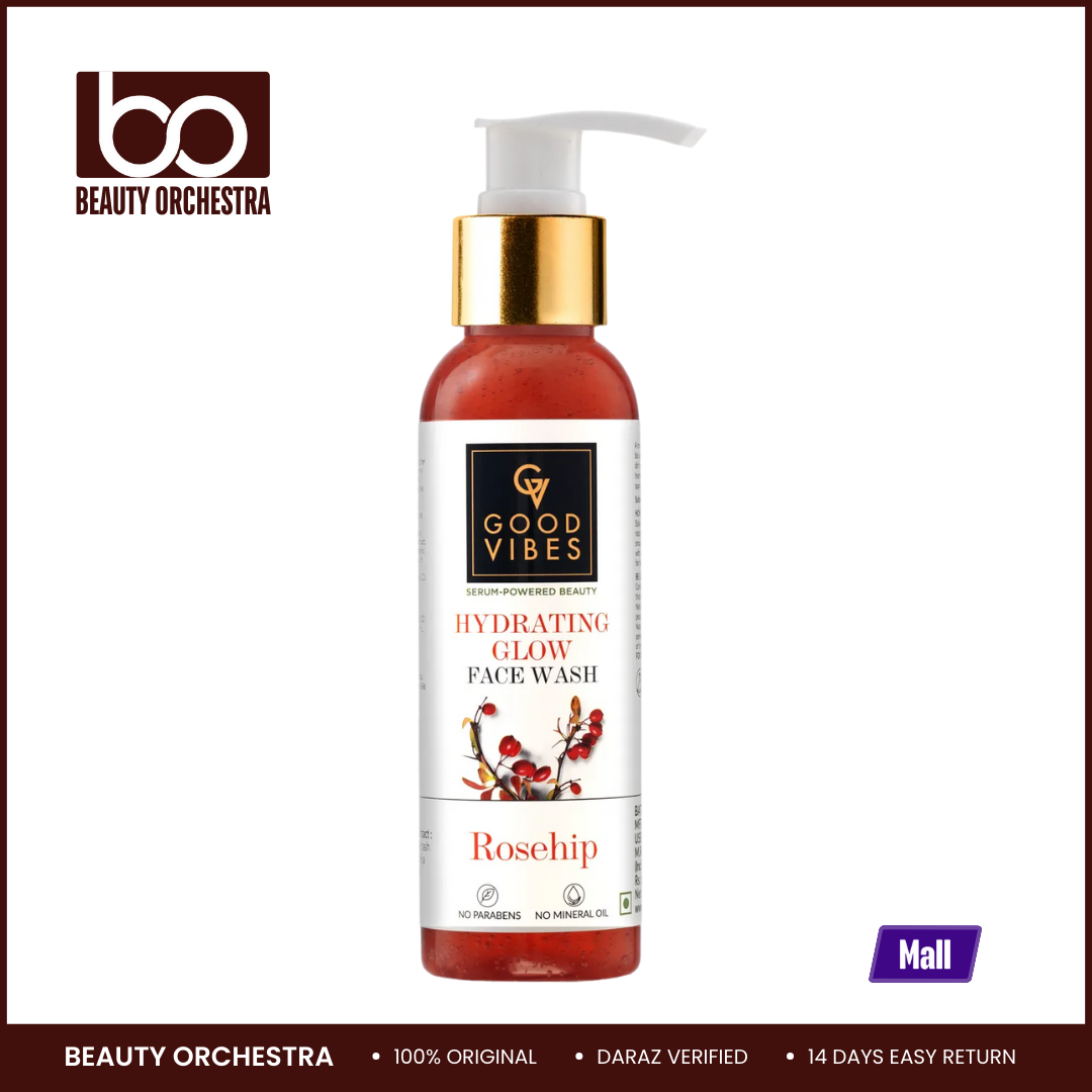 Good Vibes Rosehip Hydrating Glow Face Wash - 120ml