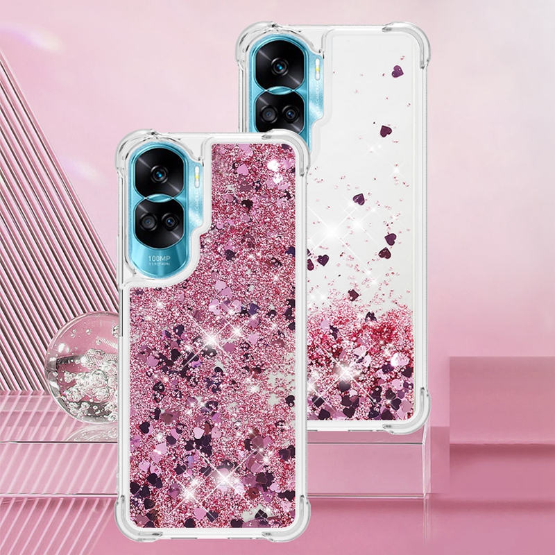 GOGME Glitter Coque Pour Huawei Honor 200 Lite Étui, Antichoc