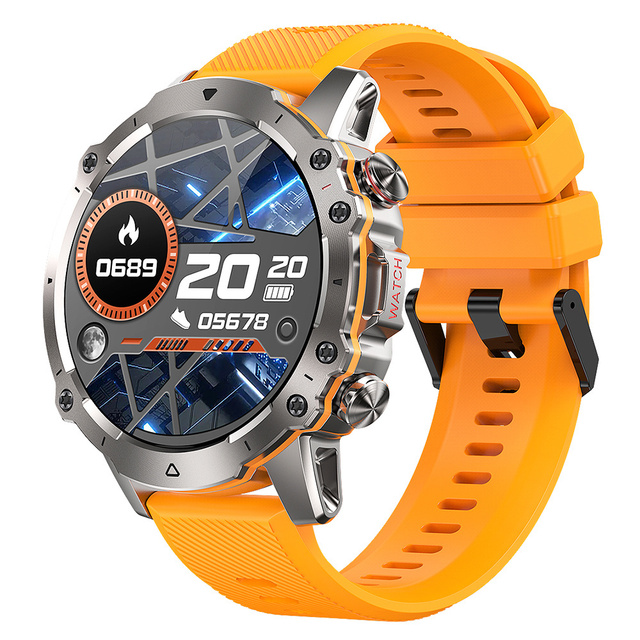 AK56 smartwatch, IP67 waterproof, body activity monitor, over 110 sport modes, suitable for Android and iOS. 