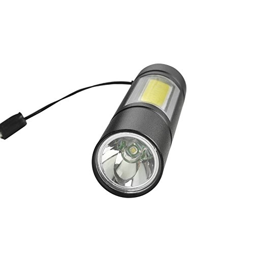 LED Light Emergence Rechargeable Mini and Pocket Torch Flash Light DP571 Torch Emergency Light  (Black). 
