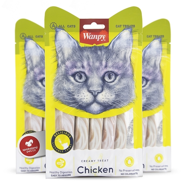 Wanpy Creamy Treat Tuna & Shrimp 5pc Pack 70g (5×14g)