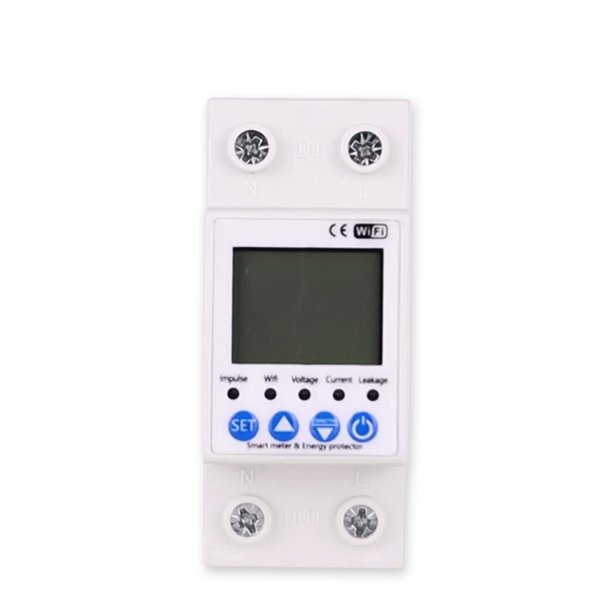 SMATRUL Tuya WIFI Smart Switch 40/63A Energy Meter Kwh Metering Circuit Breaker Timer with voltage current and leakage protection. 