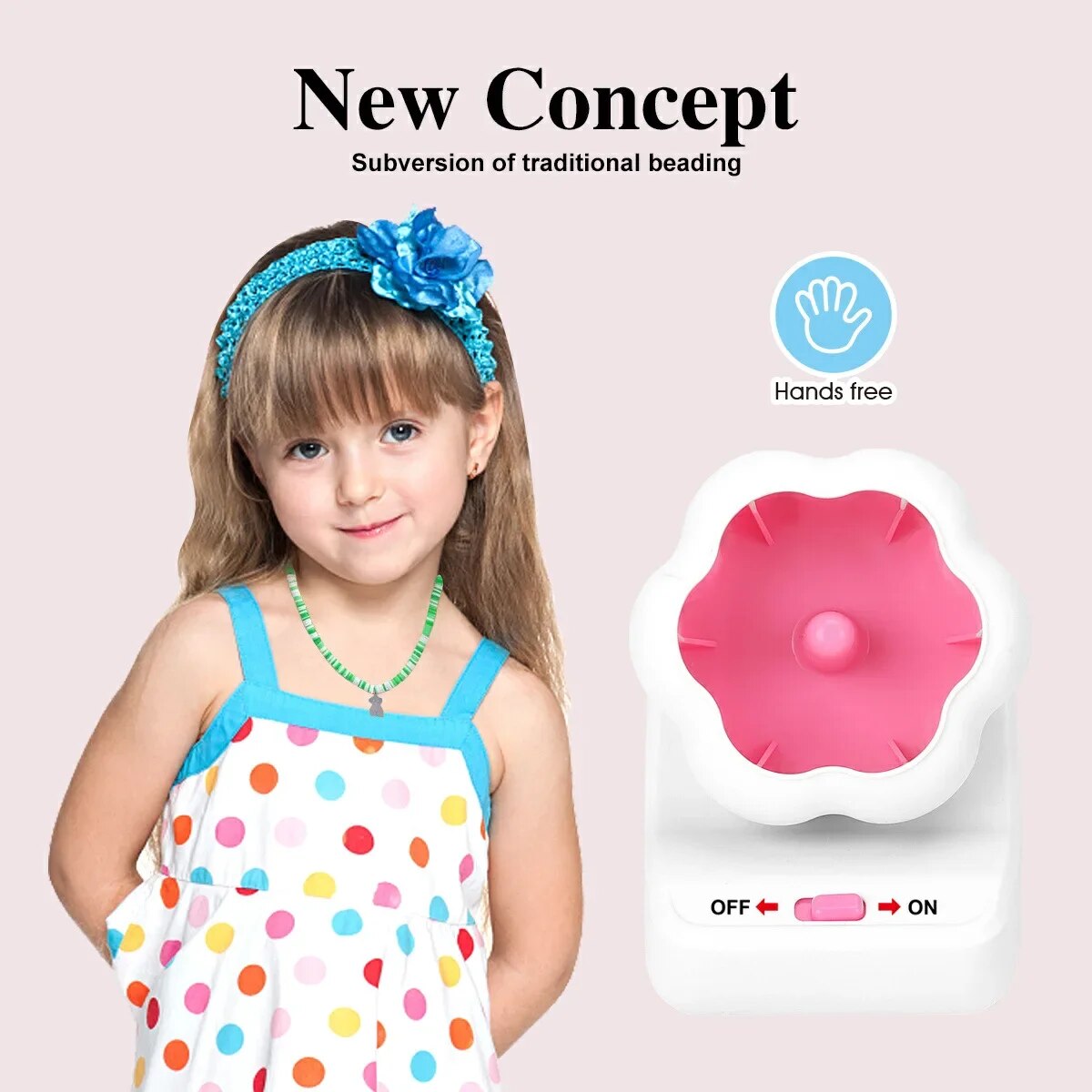 Electric Automatic Bead Threader Beading Machine DIY Bracelet Waist Bead Spinning Loader for Jewelry Making. 