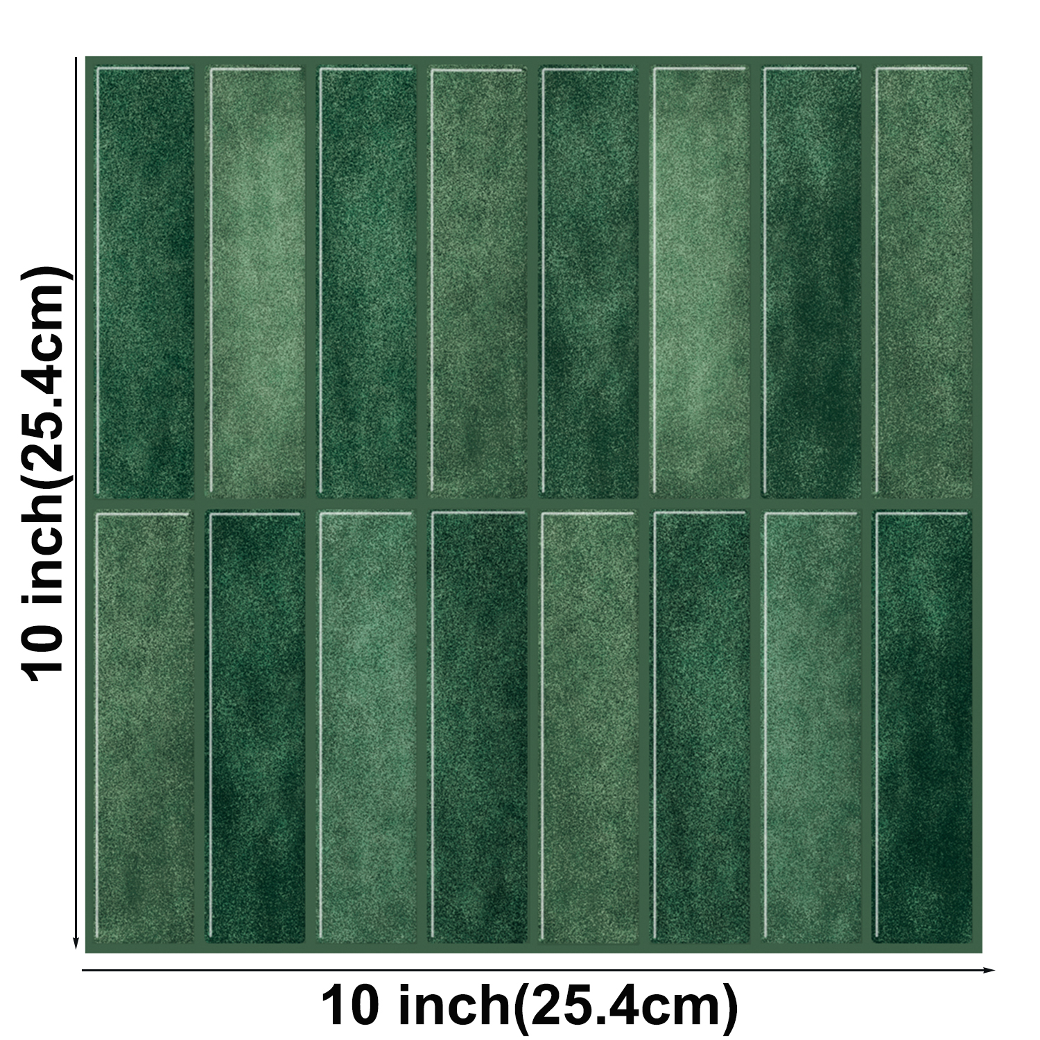 10 Sheets Peel and Stick Tiles 3D Waterproof Wall Tiles for Living Room RV PVC Wall Panels Interior Wall Decoration. 