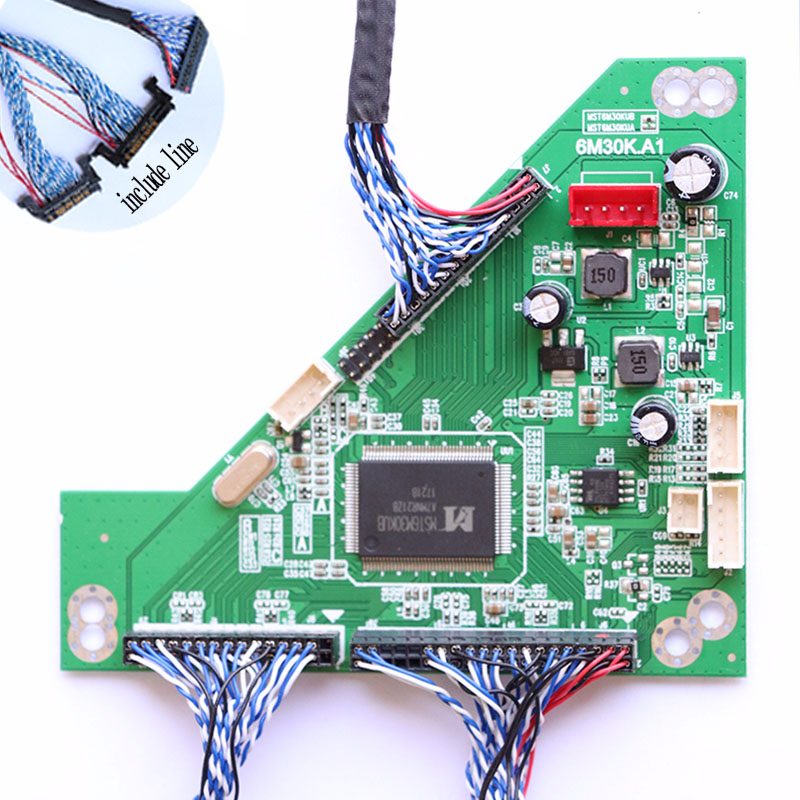 LED TV T_CONUniversal LCD LED Screen 120HZ Adapter Board PL.MS6M30K.1 Frequency Plate lvds screen line QK-6M30TCON. 