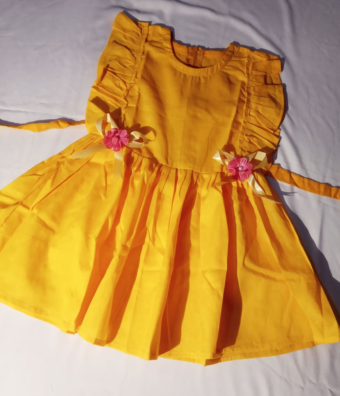 Aggregate 157+ 1 year baby cotton frock latest - camera.edu.vn