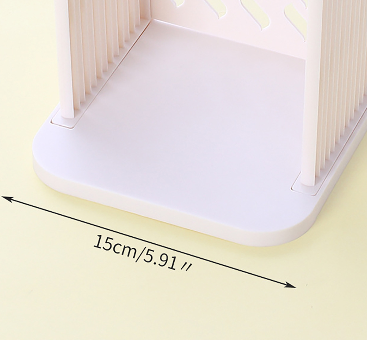 GC Bread Slicer For Homemade Bread, Bread Slicing Guide Adjustable Width, Foldable And Compact Cutting Guide With Crumb Tray, Suitability For Homemade Bread, Bagels, Cakes. 