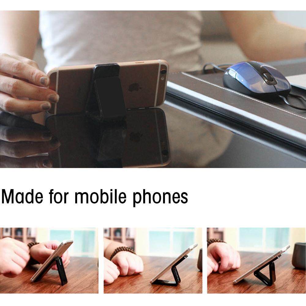 2 Pcs Magic Traceless Rubber Sticker Mobile Phone Holder High Temperature Resistant Reuseable Sticker Srick on Anywhere. 