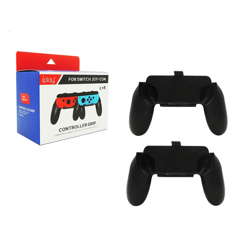 IPLAY Game Console Left & Right Handles For Nintendo Switch(Black ). 