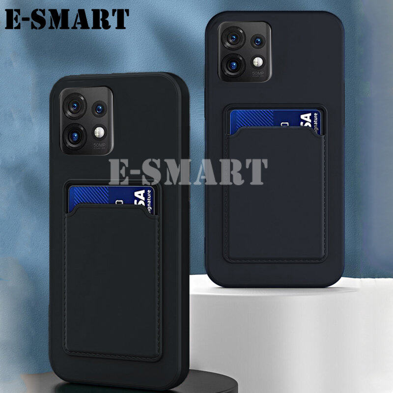 Phone Case For Moto X40 Back Cover Card Holder Wallet Case Moto X40 Casing Card Bag Case