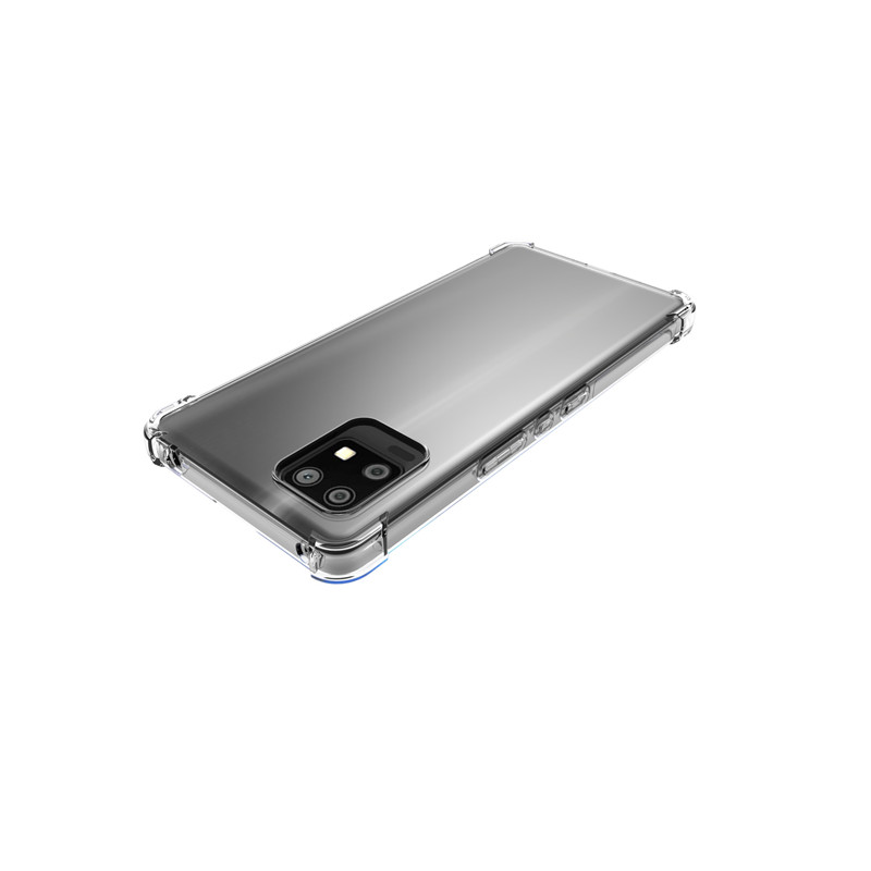 For Sharp Aquos Zero 6 mobile phone case transparent all-inclusive TPU four-corner anti-fall silicone protective cover soft. 
