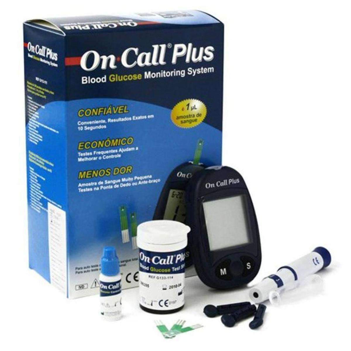 On Call Plus Digital Blood Glucose Monitoring System with warranty. 