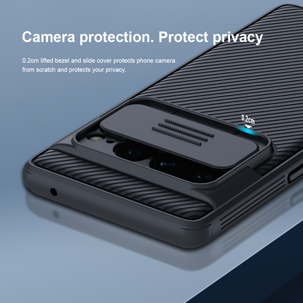For Google Pixel 7 Pro 5G Case Camshield Slide Camera Protection Back Cover pixel7 Casing. 