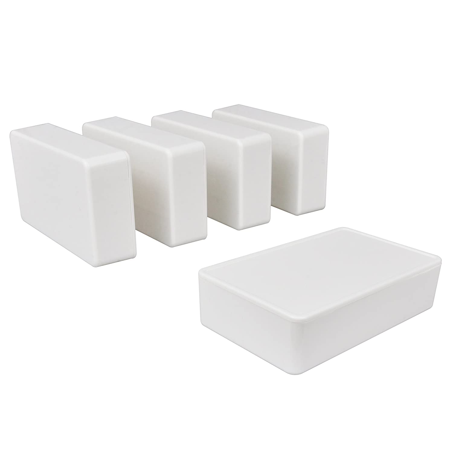 Electronic Prototype ABS Plastic Junction Project Box Enclosure 100mm by 60mm by 25mm for Portable, Arduino DIY. 