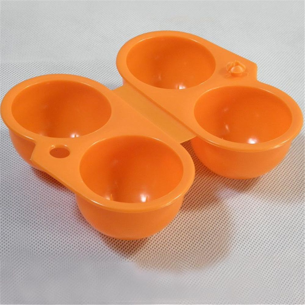 BESET 2/4 Grids Camping Containers Holder Foldable Egg Storage Box Portable Egg Tray Organizer Case. 