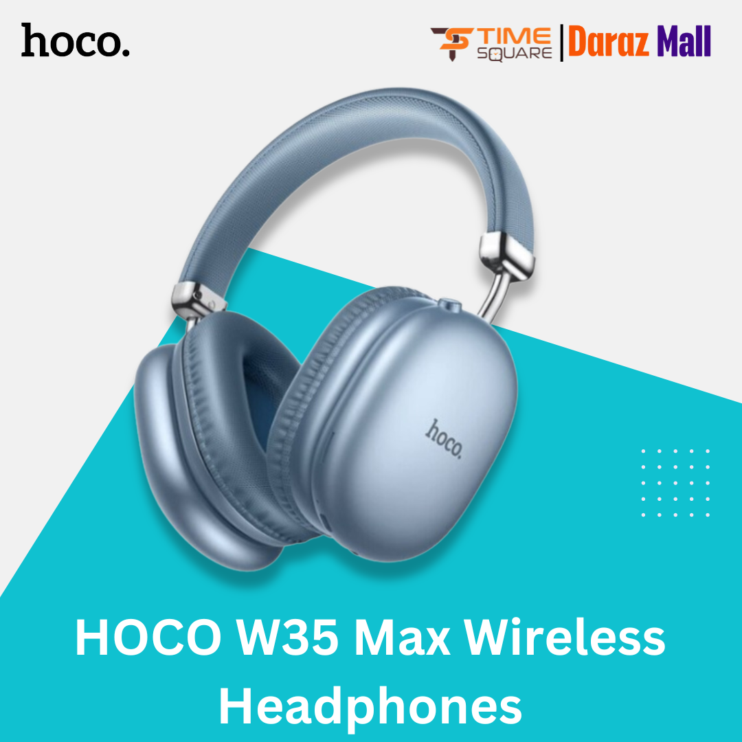 Hoco W35 Max Bluetooth V5.3 Headphone with 90 hours Playtime. 