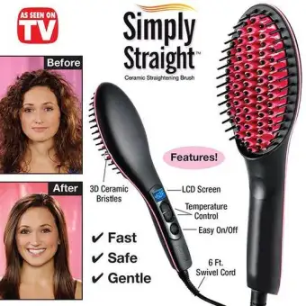 hair straightener brush daraz