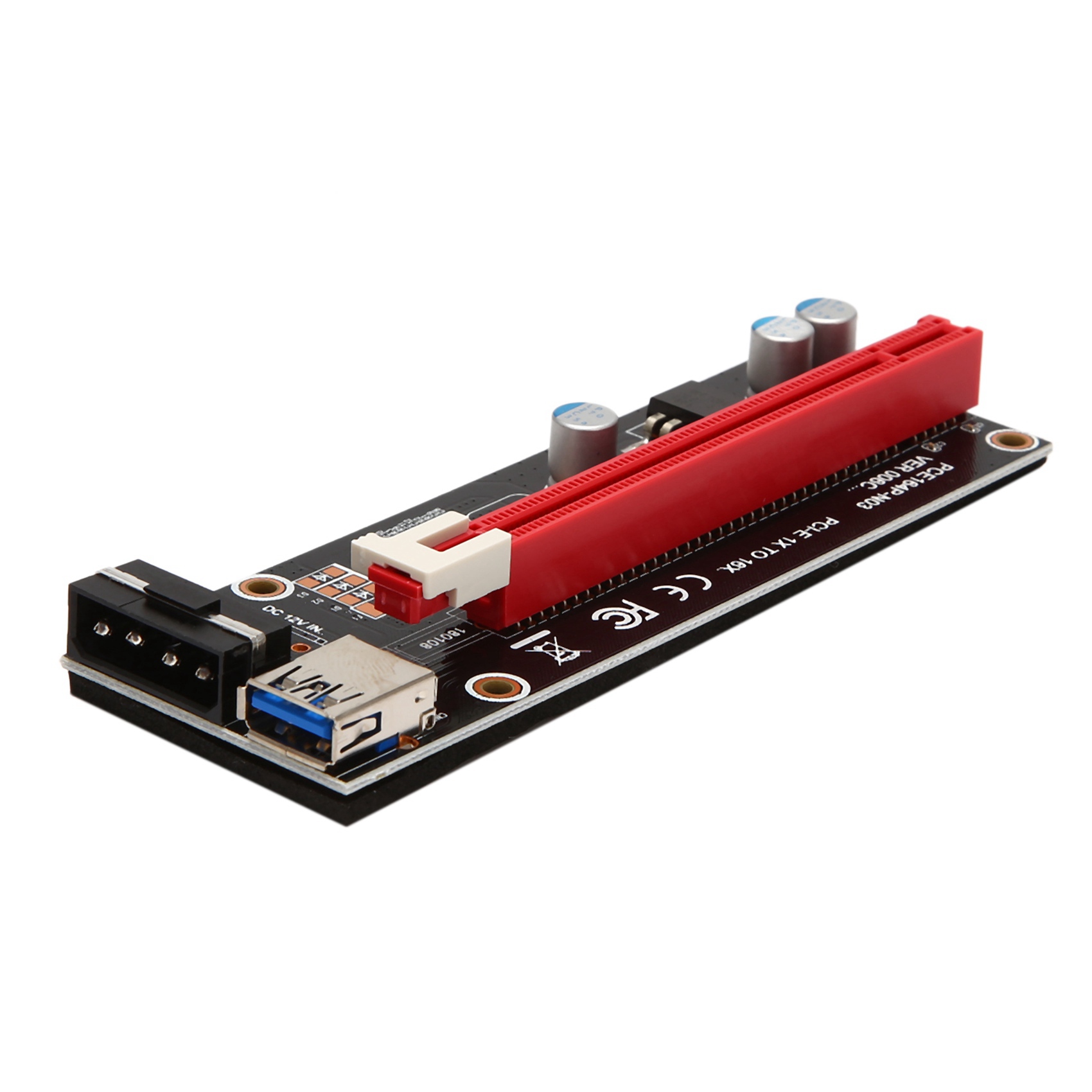 2X Mini PCIe to PCI Express 16X Riser for Laptop Image Card BTC Antminer Miner MPCIe to PCI-E Slot Mining Card. 