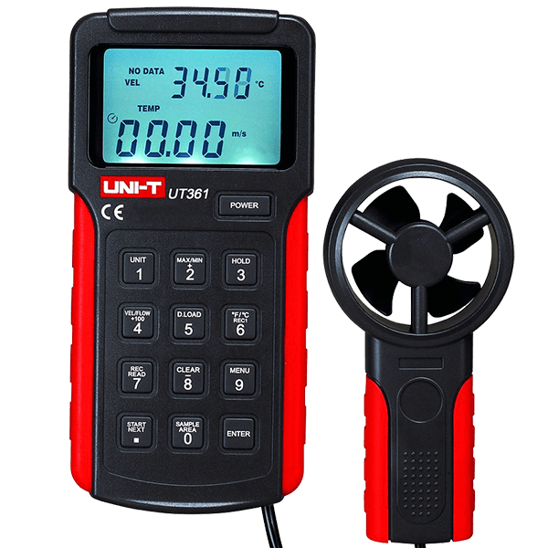 UNI-T UT361 Digital Anemometer Wind Speed Tester  - Kings Trading. 