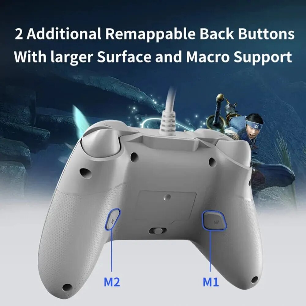 Flydigi Direwolf Wireless/Wired Gaming Controller Bluetooth Hall Lineness Function Controller for Windows PC Nintendo Switch. 