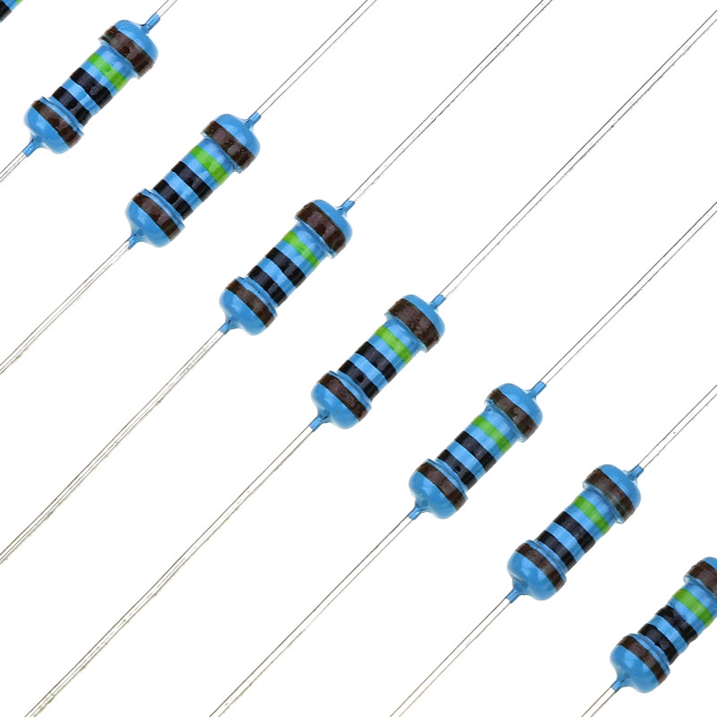 50Pcs- Tolerance 1% 47K Ohm Resistor 47K Ohm Carbon Film Resistor 47K Ohm 1/4W Resistance 0.25 Watt Fixed Resistors 2 Pin Leads. 