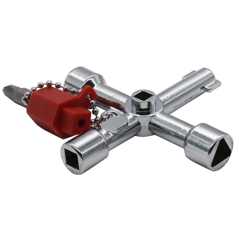 Plumbers Multi Tool 4 Way Gas Electric Meter Box Radiator Plumbing Tool Plumbers Utilities Gas Water Keys New Hand Tools 1pc. 